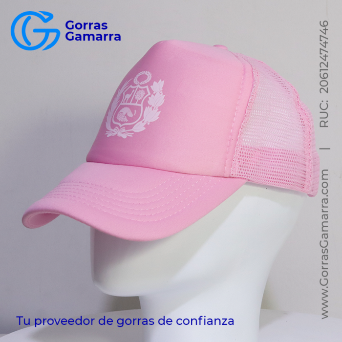 Gorras de Perú Rosado