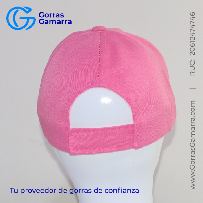 Gorra Dril Rosado