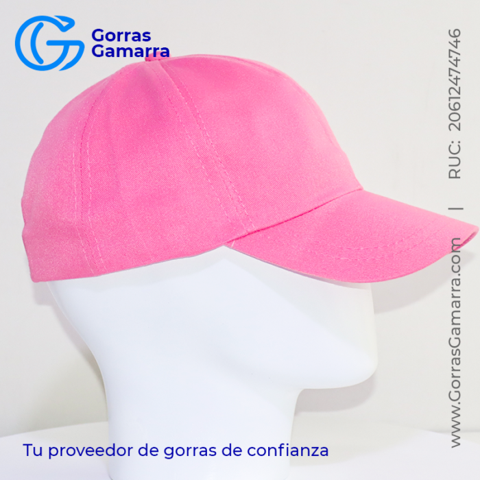 Gorra Dril Rosado