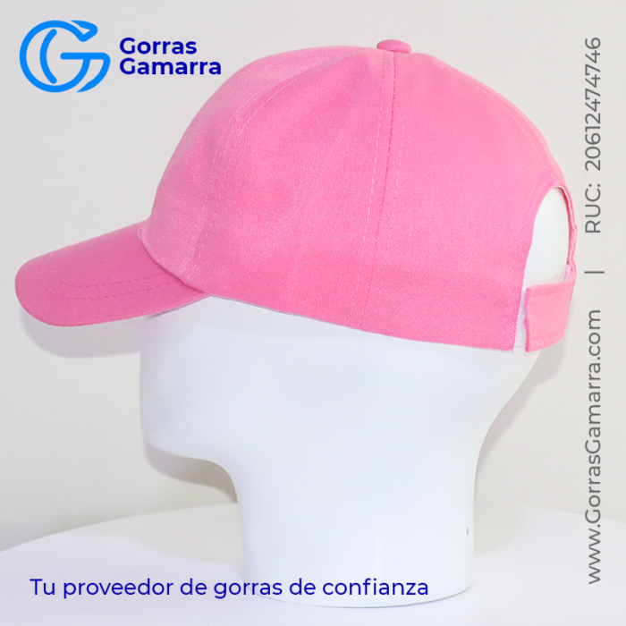 Gorra Dril Rosado