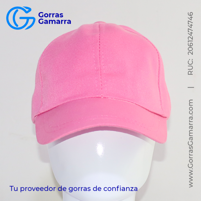 Gorra Dril Rosado