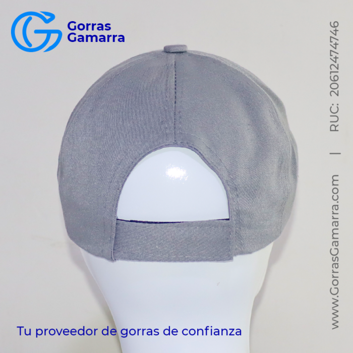 Gorra Drill Plomo Rata