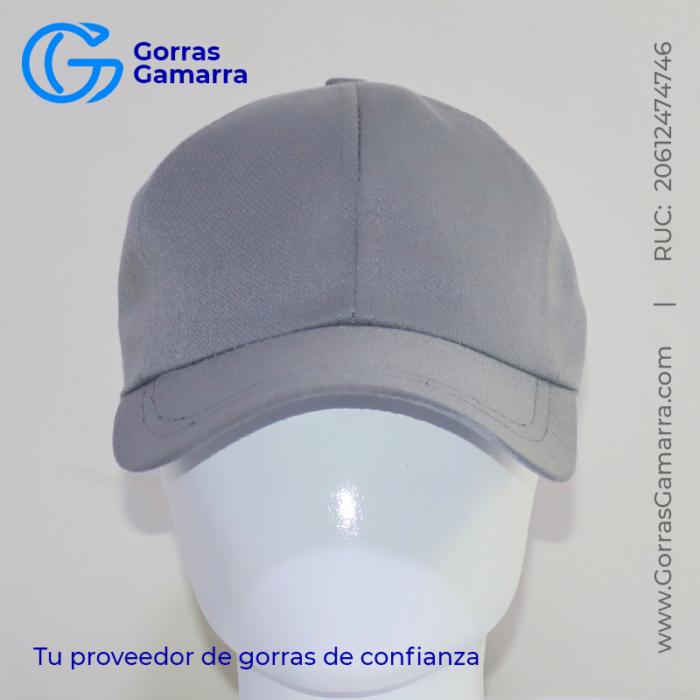 Gorra Drill Plomo Rata